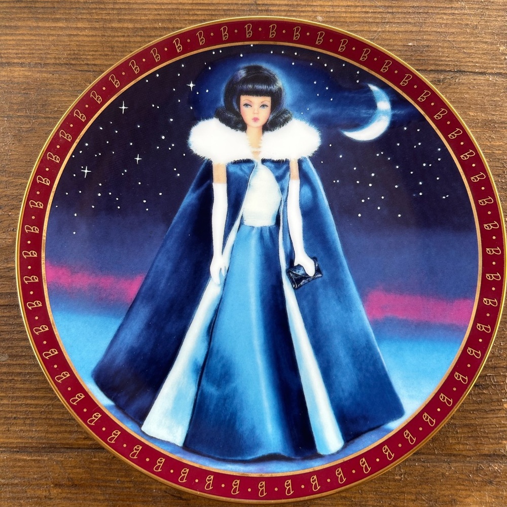 Vintage Barbie Midnight Blue Collector's Plate
